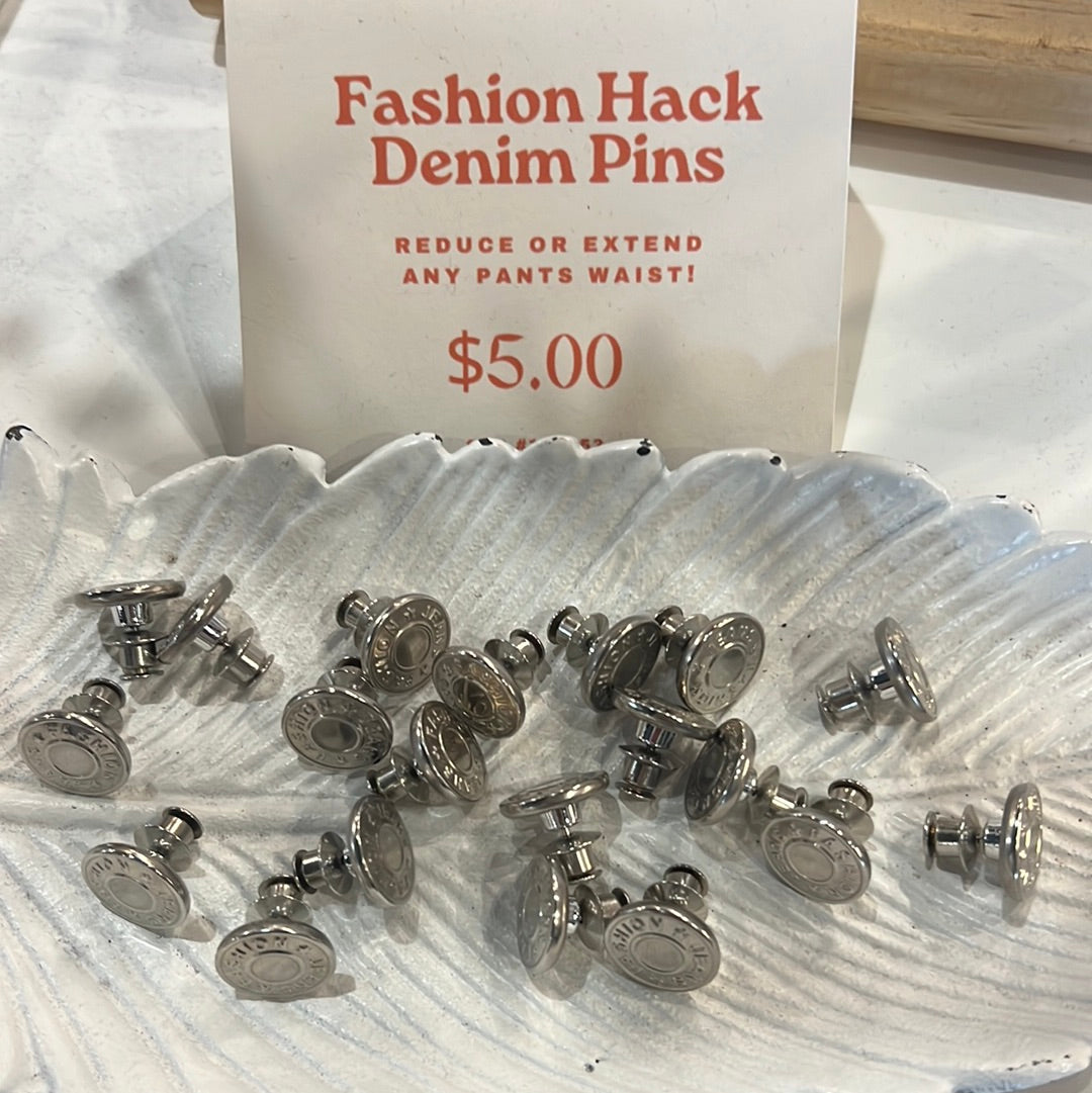 Fashion Hack Denim Pins