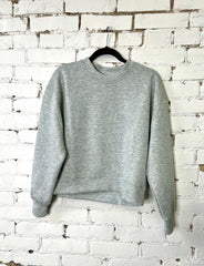 Crew Neck Solid Lounge Top