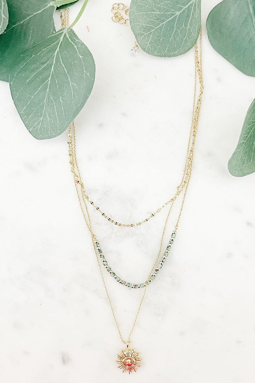 Multi-Layer Evil Eye Necklace