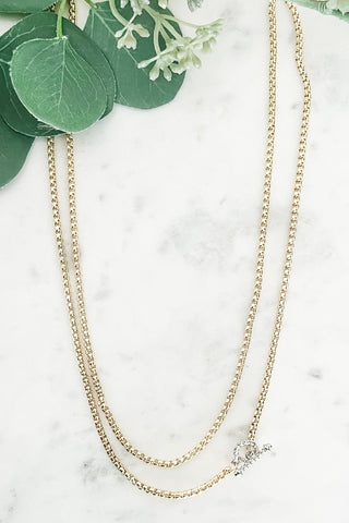 Long Toggle Chain Necklace