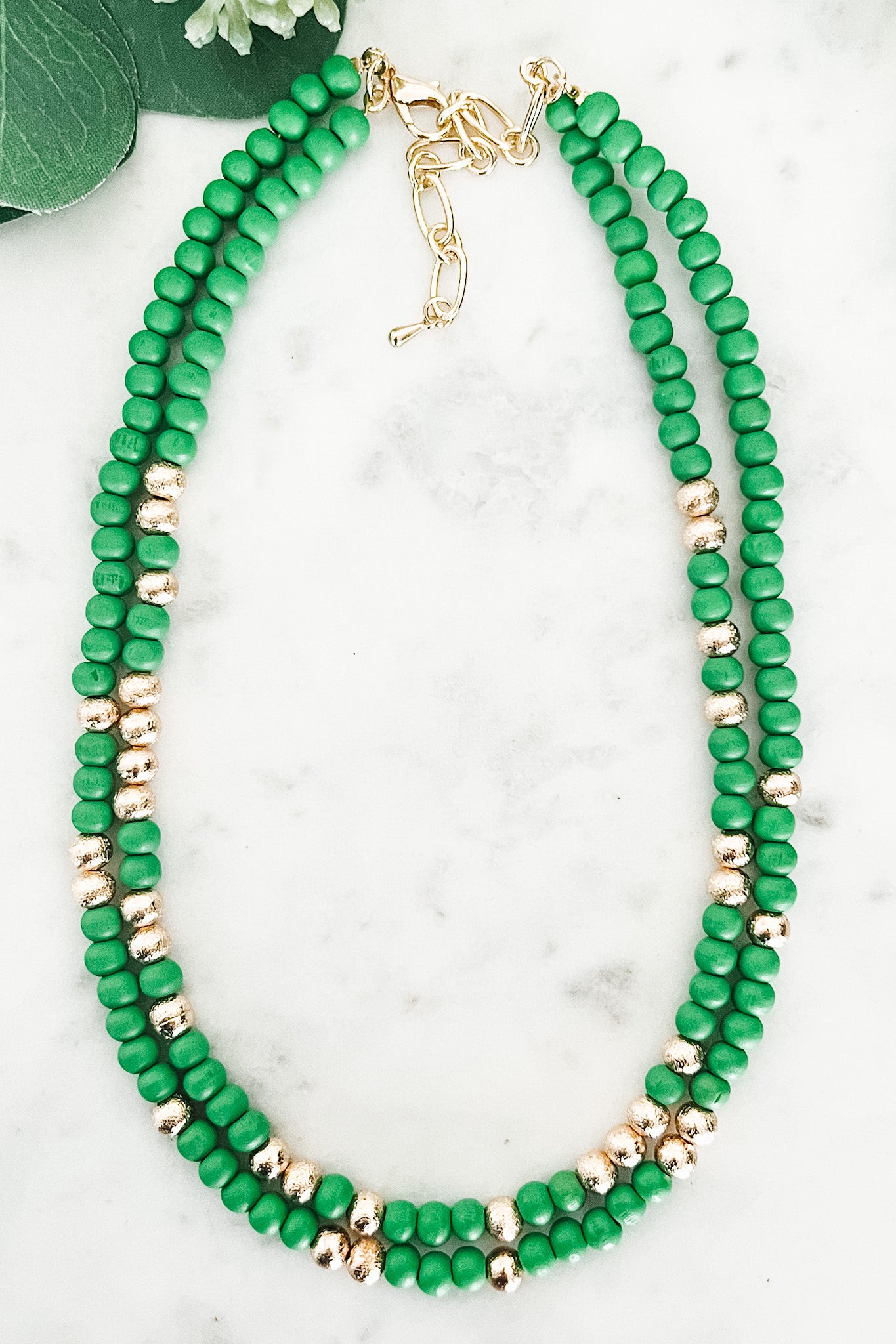 Two-Layer Beaded Necklace