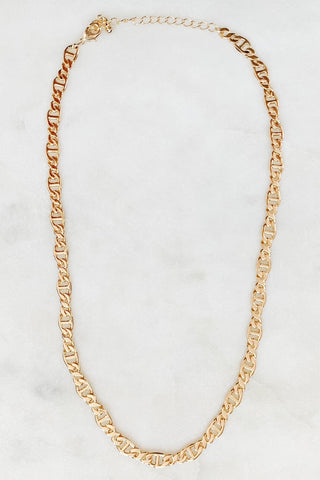 Flat Chain Link Necklace