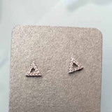 Petite Triangle Stud Earrings