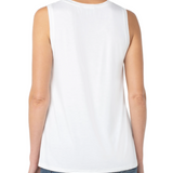 Sleeveless Scoop Neck Knit Tank