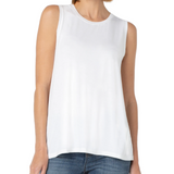 Sleeveless Scoop Neck Knit Tank
