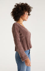 Amata V-Neck Sweater - Ash