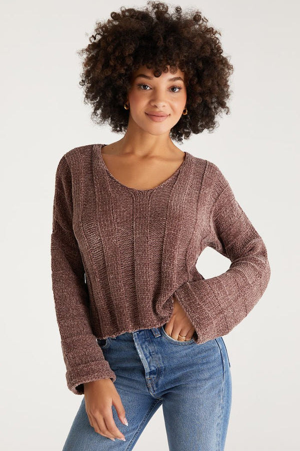 Amata V-Neck Sweater - Ash
